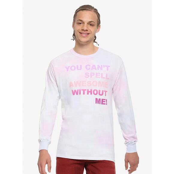 NWT Hot Topic Taylor‎ Swift You Can't Spell Awesome Without Me Shirt Pink Small - Picture 1 of 6